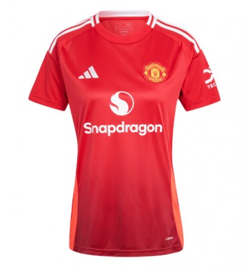 Manchester United Replika Hjemmebanetrøje Dame 2024-25 Kortærmet
